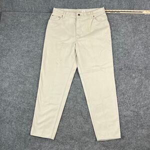 Levis 550 Jeans Womens Size 18 Beige Relaxed Fit Tapered Leg Classic USA